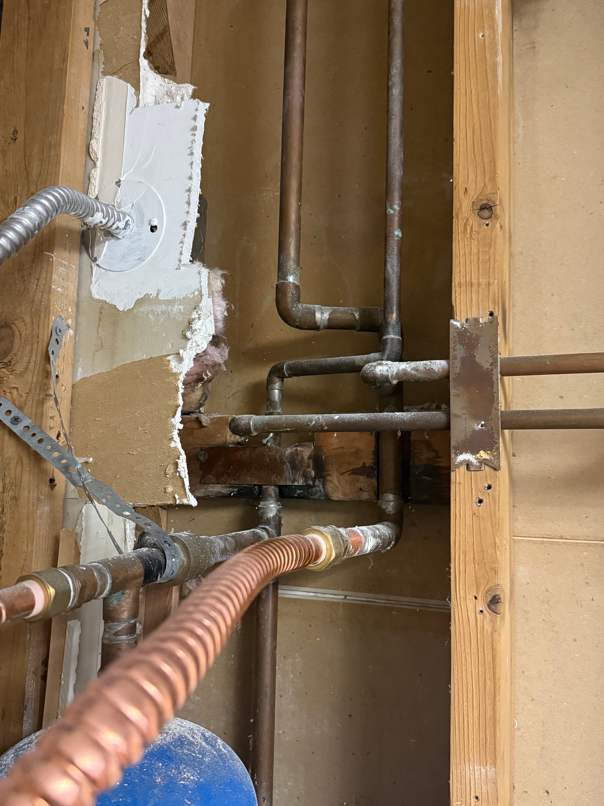 Gallery photos for Copper Line Repairs and Leak Fixes for a Milton WA Home: Image #1