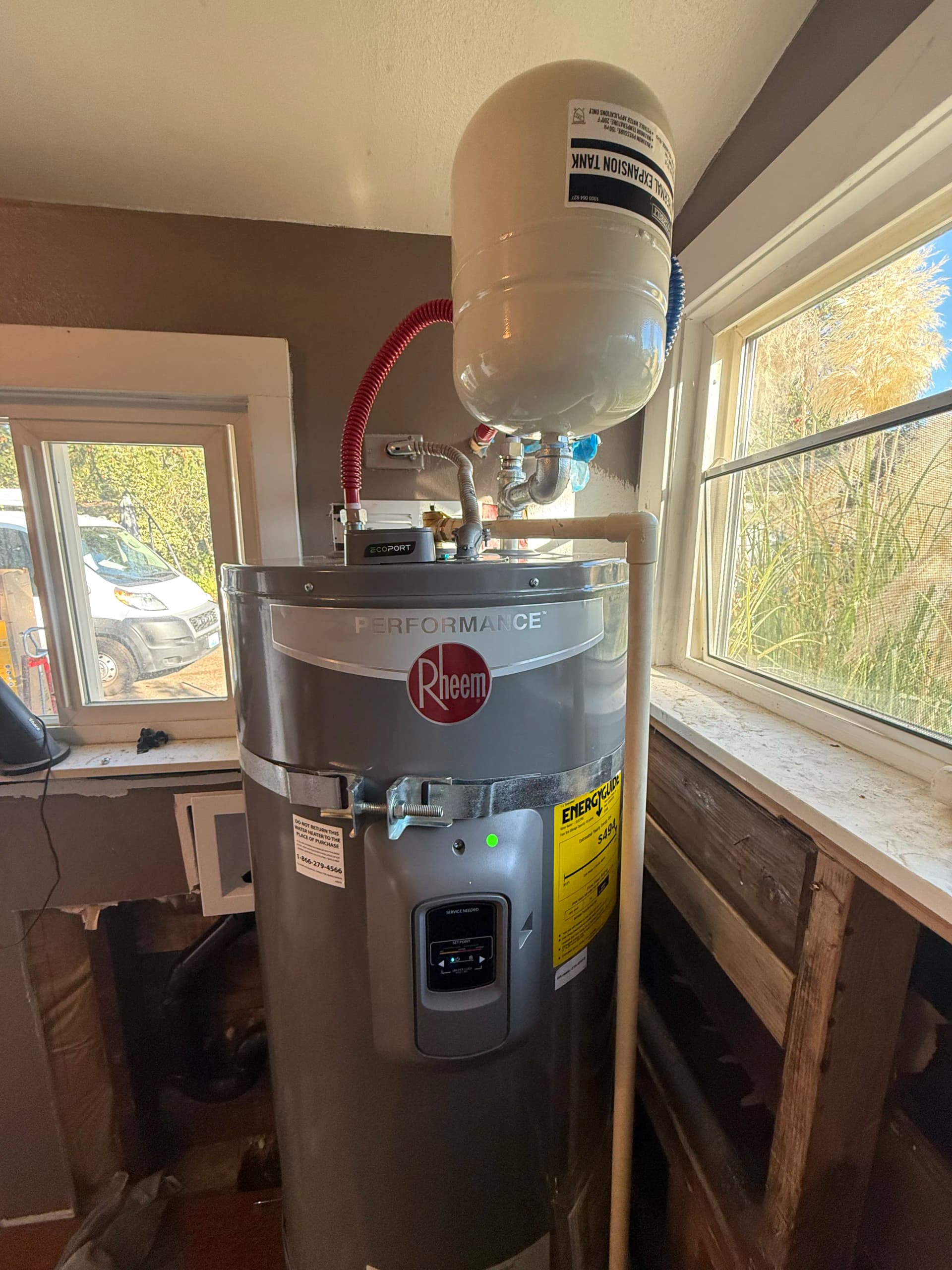 New Water Heater Installation After Flood Damage image