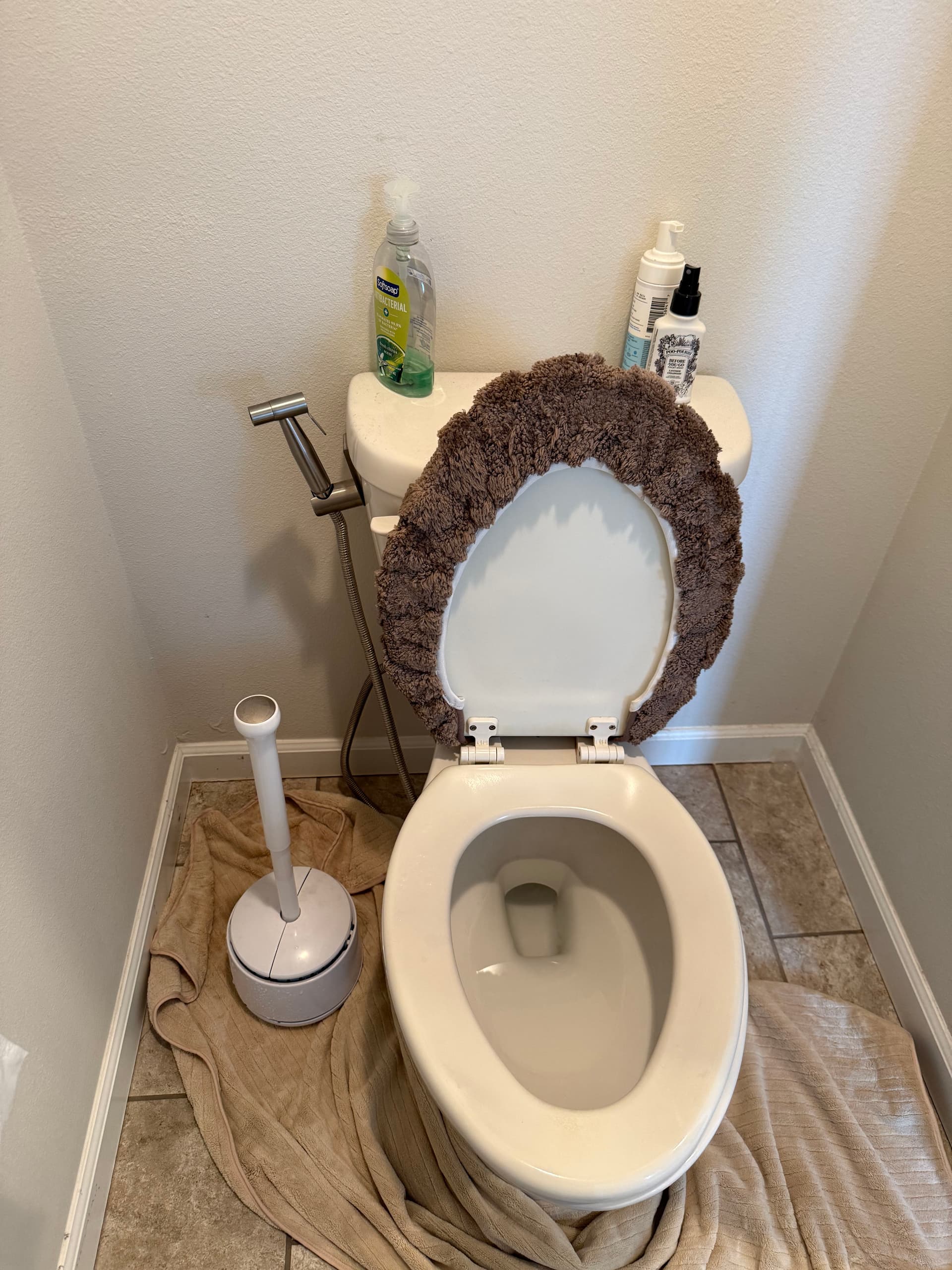 Ceiling Leak Traced to a Toilet Bidet Supply Hose in Edgewood image