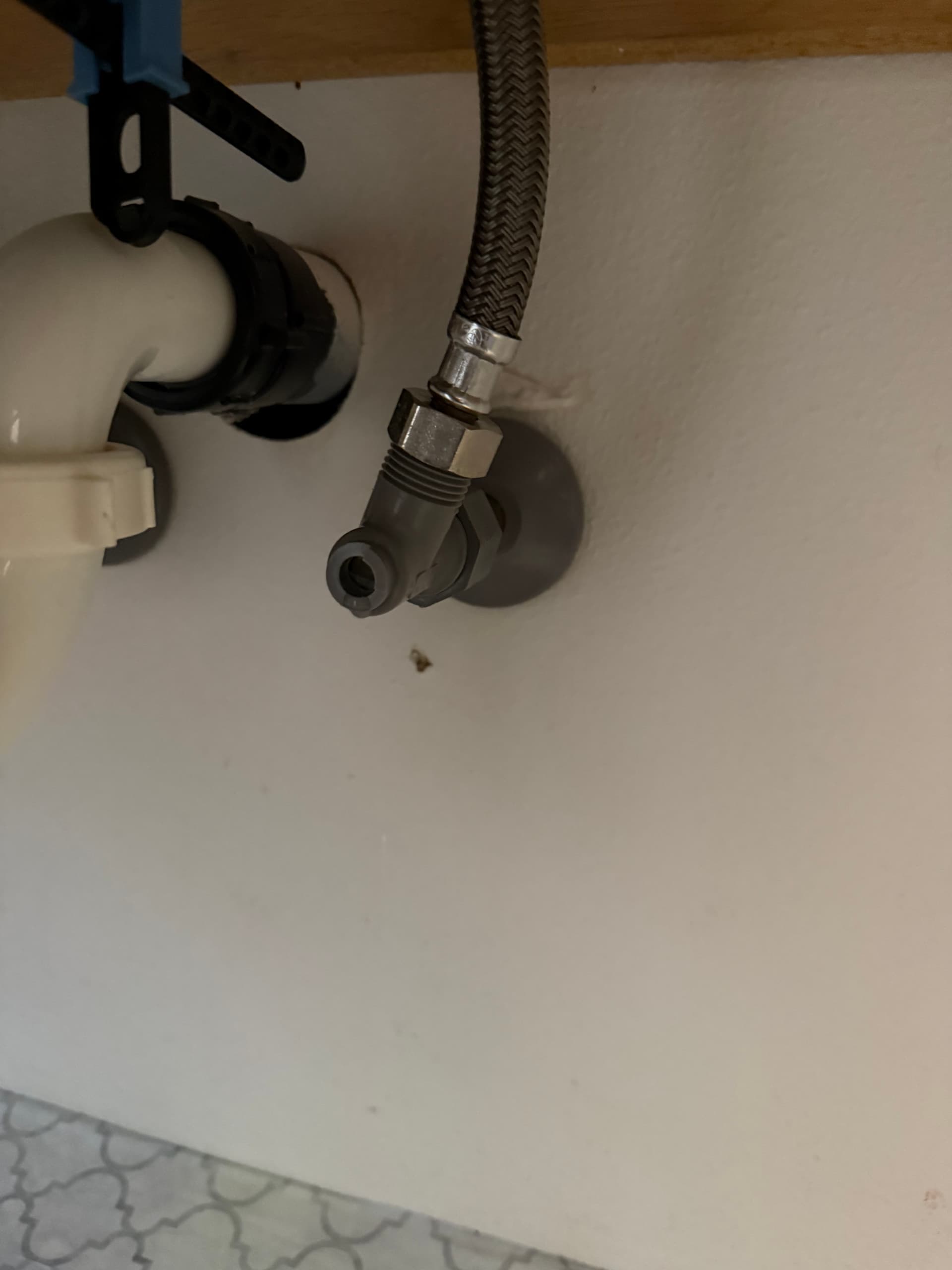 Gallery photos for Failed Plastic Angle Stop Causes Water Damage in Federal Way: Image #1