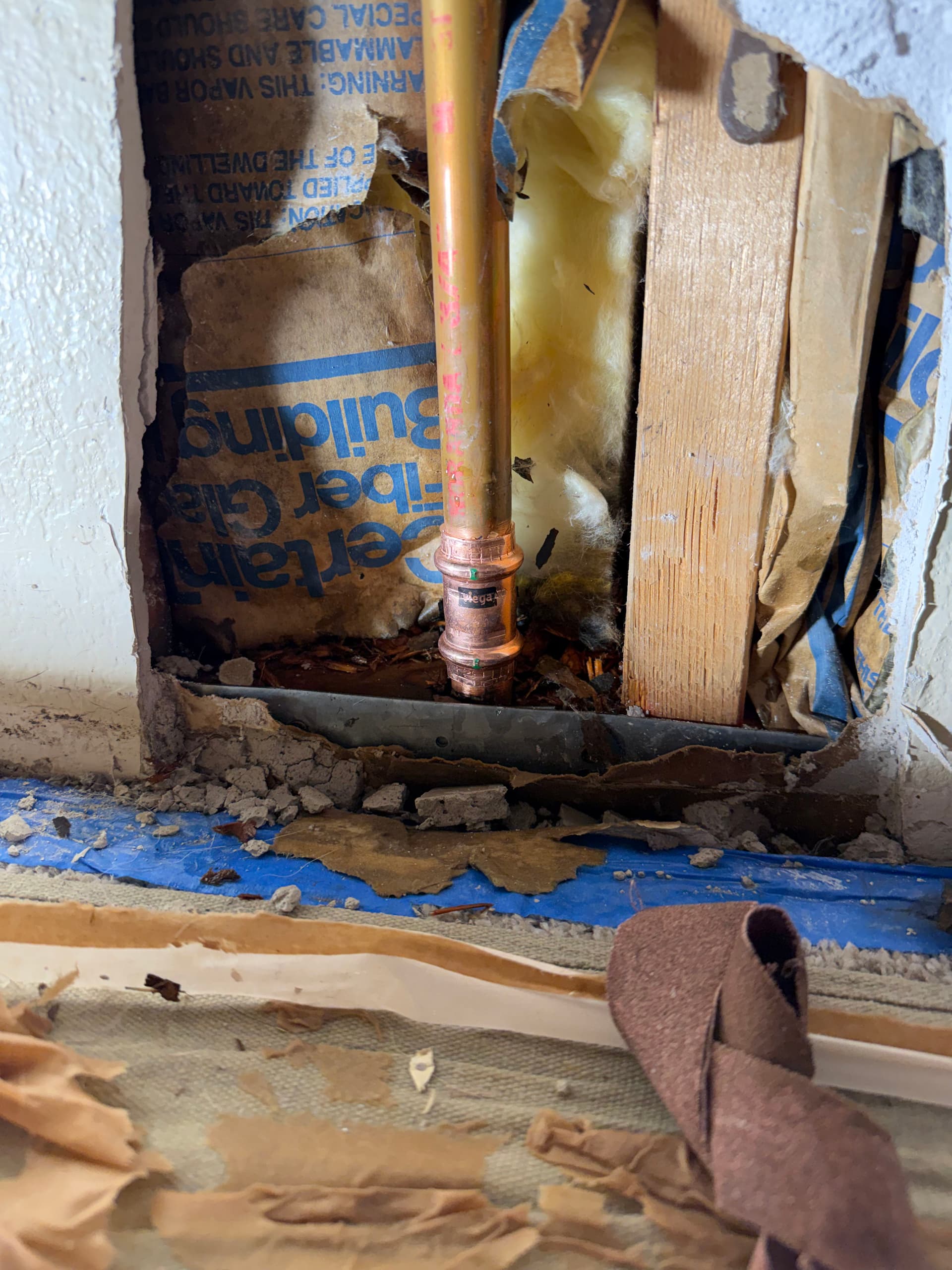 Gallery photos for Hidden Copper Pipe Leak Repair Saves a Home Sale in Kent: Image #2