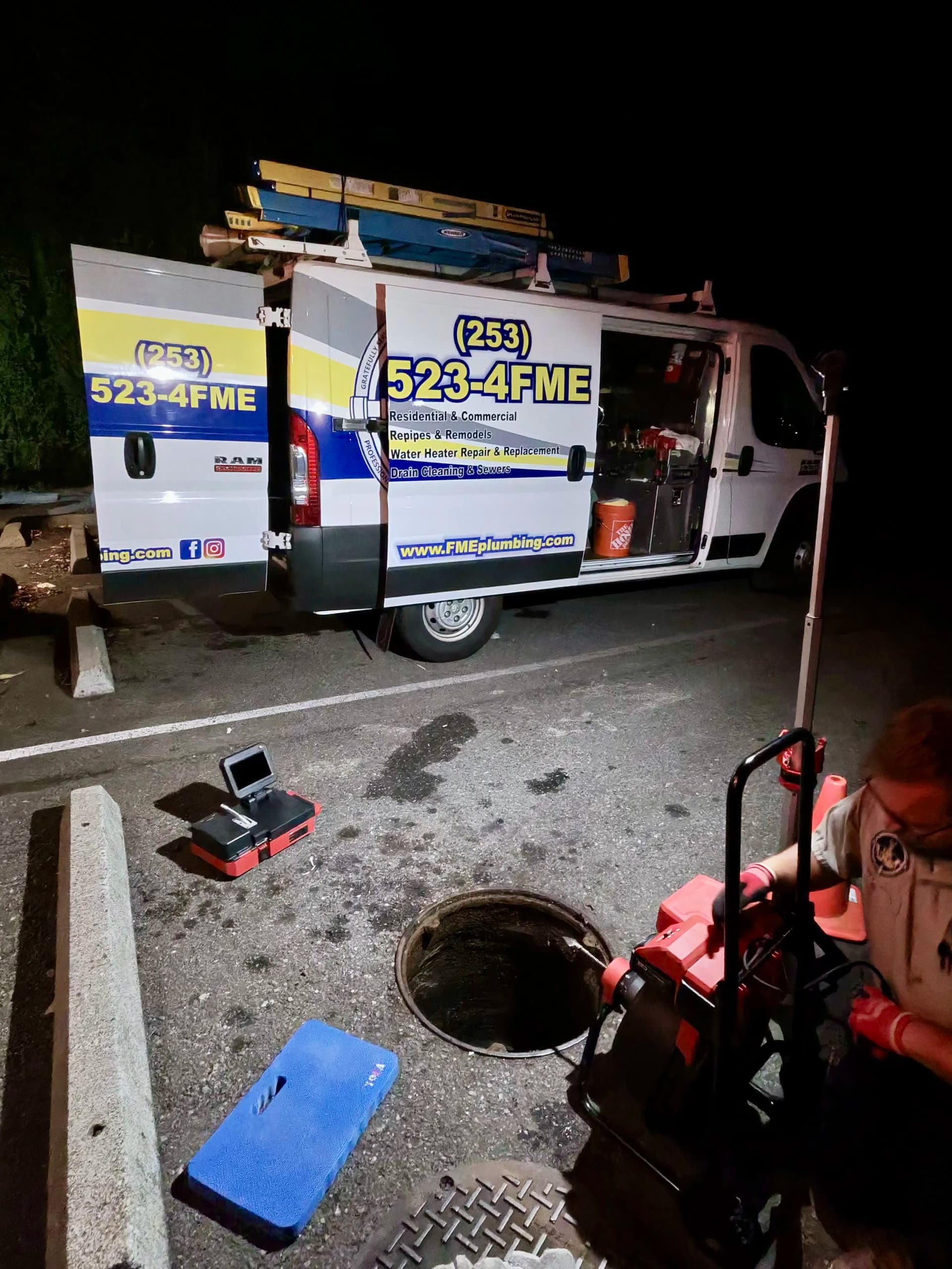 After-Hours Emergency Drain Cleaning for a Local Restaurant image