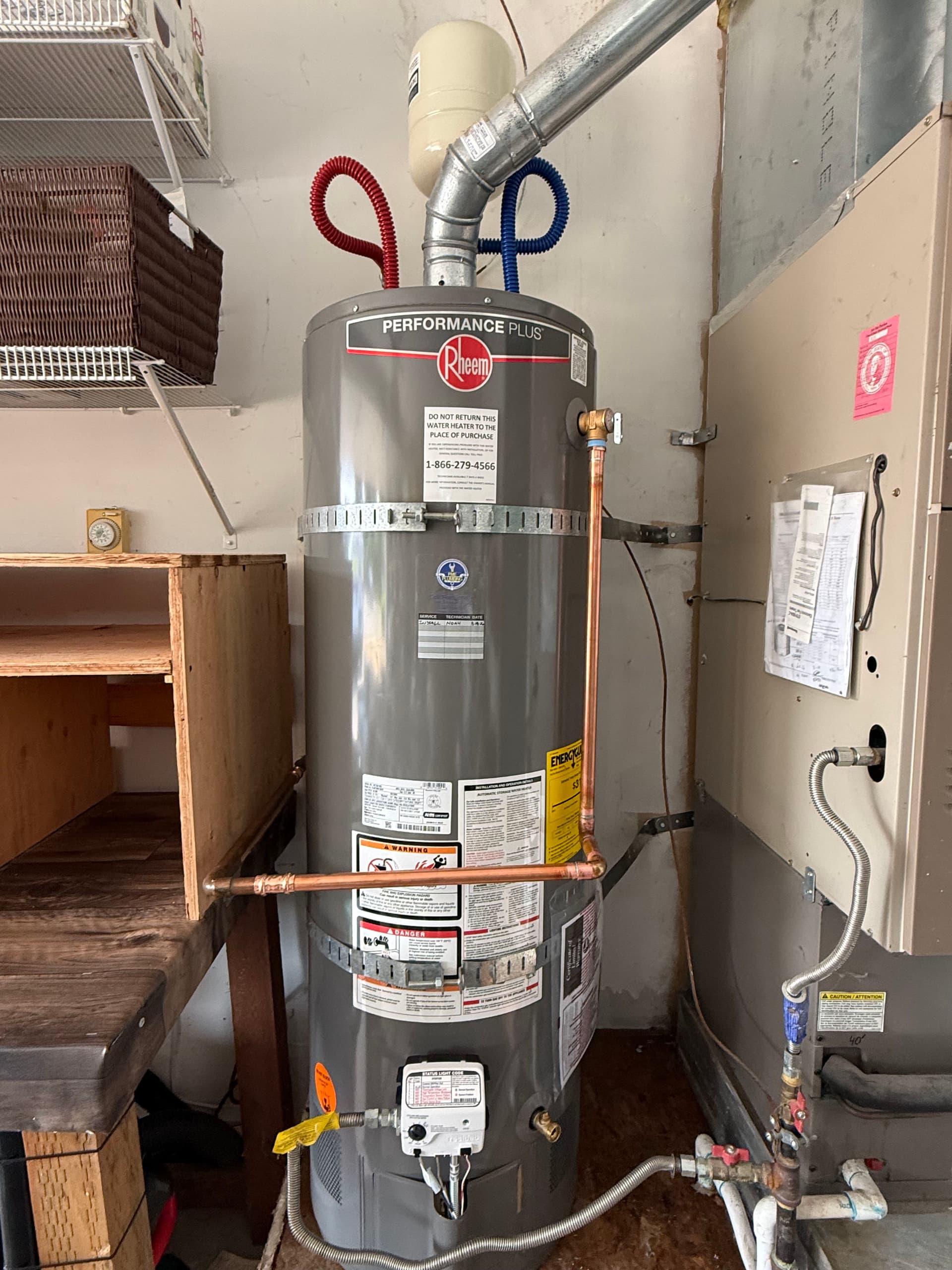 Gallery photos for Leaking Water Heater Replaced Before It Got Worse: Image #1
