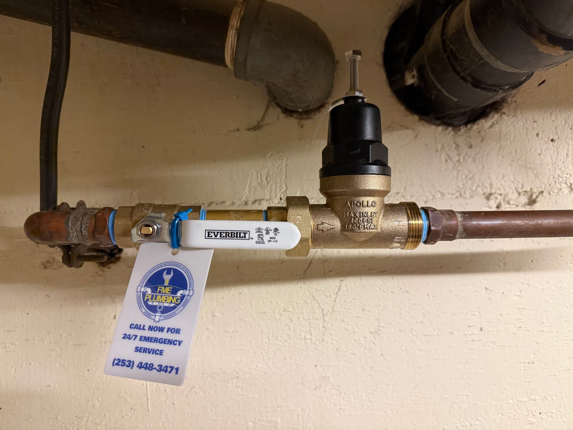 Gallery photos for PRV and Ball Valve Upgrade Drops Water Pressure in Milton: Image #3