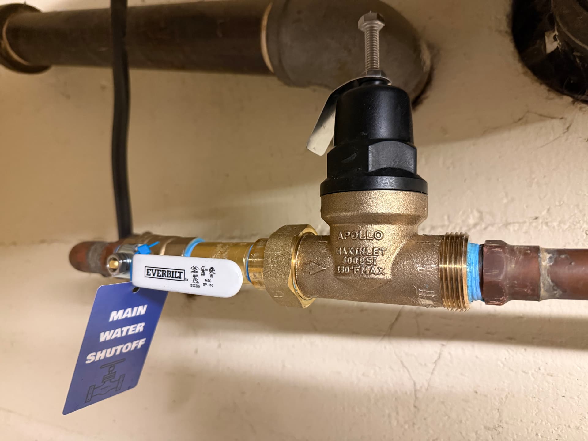 Gallery photos for PRV and Ball Valve Upgrade Drops Water Pressure in Milton: Image #4